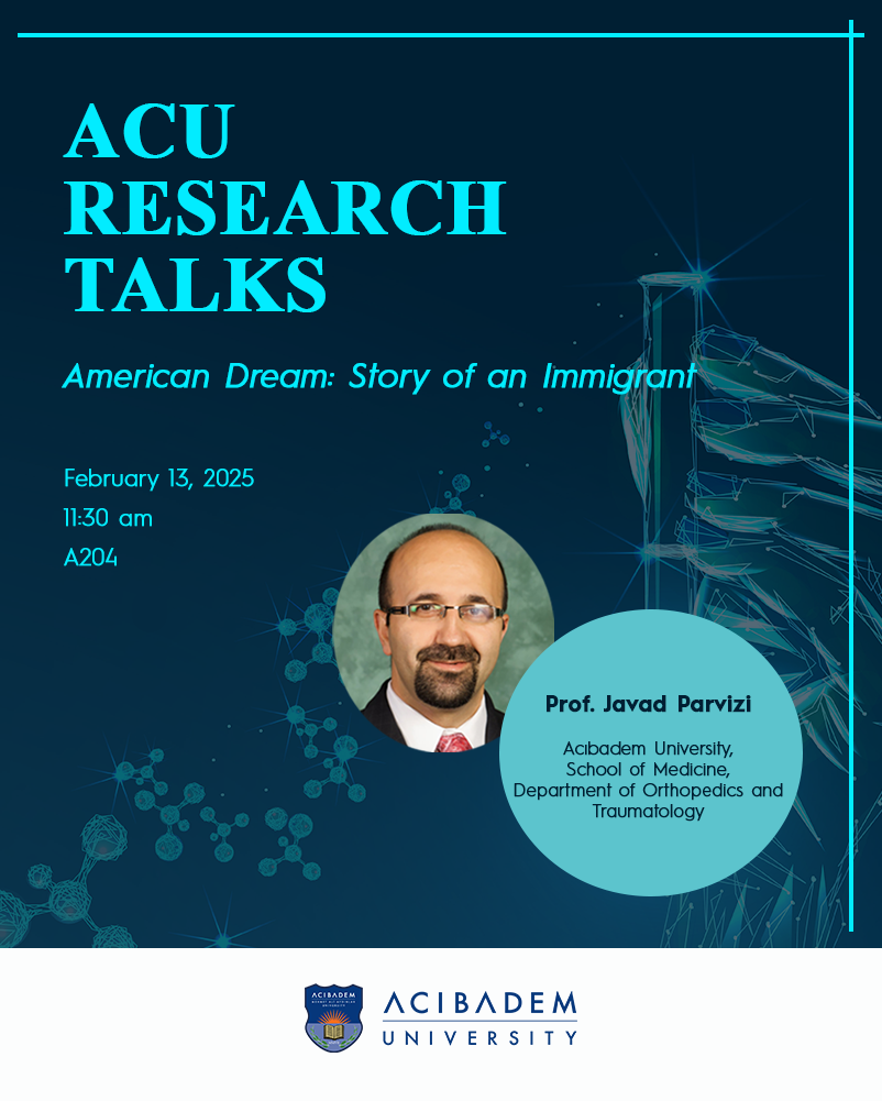 ACU Research Talks: American Dream: Story of an Immigrant