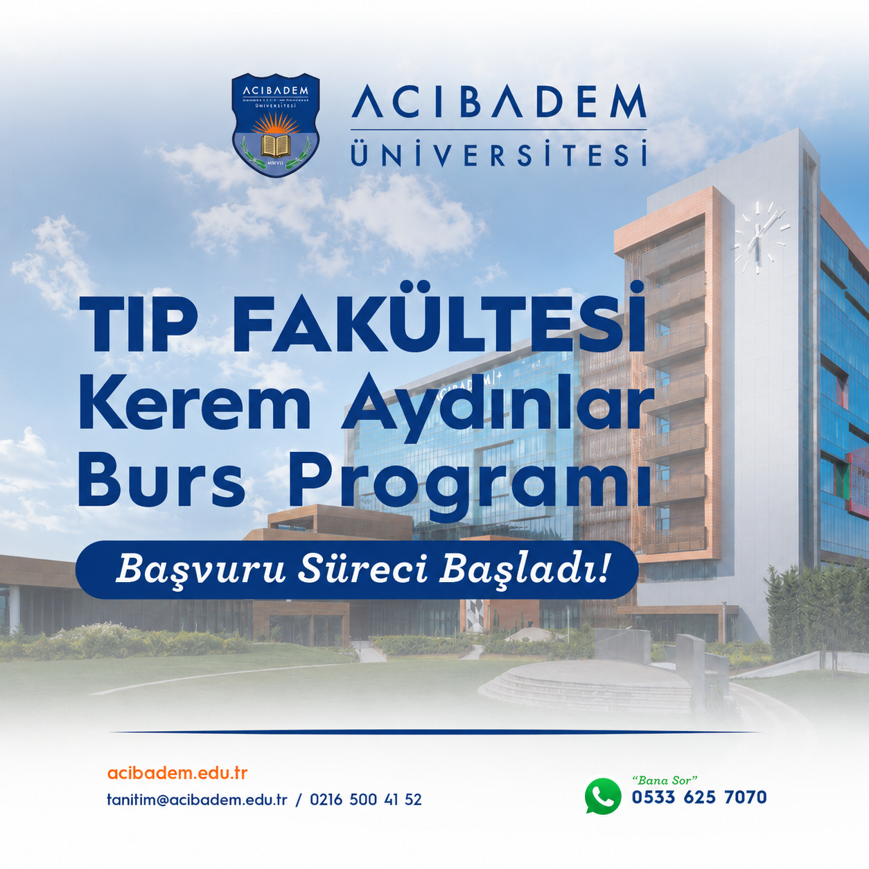Tıp Fakültesi Burs Programı Başladı