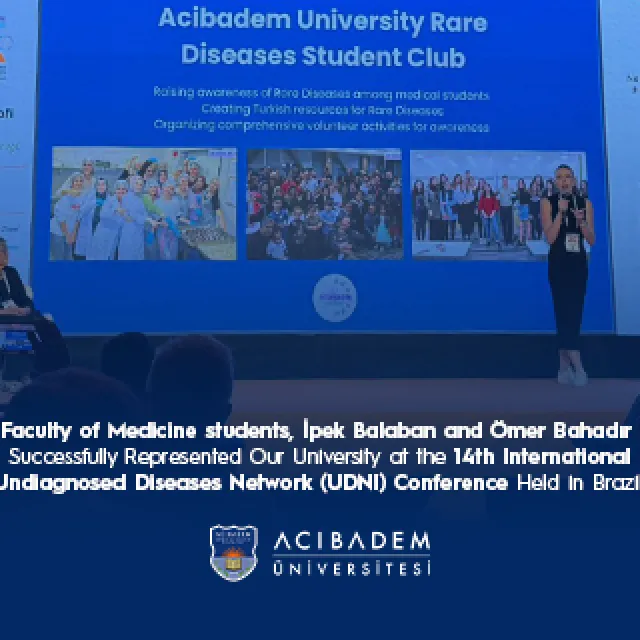 Our Faculty of Medicine Students Represented Our University at the 14th International Undiagnosed Diseases Network (UDNI) Conference