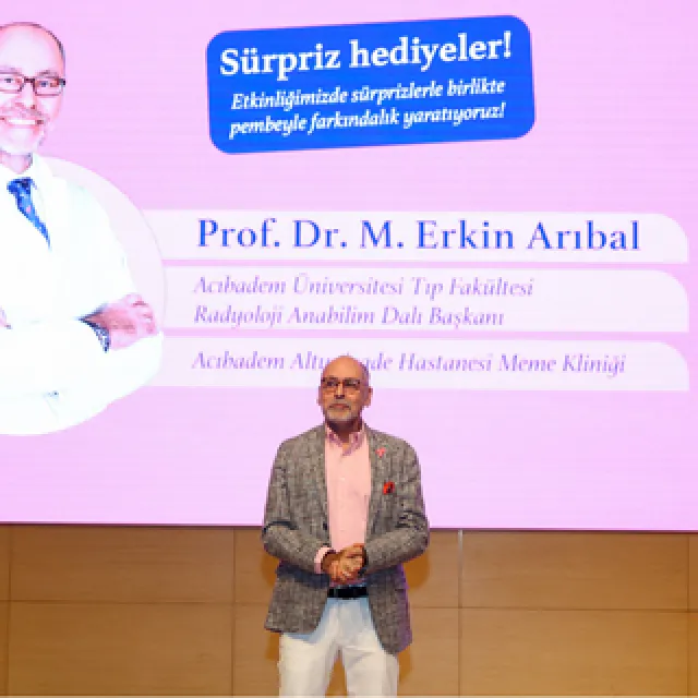 Prof. Dr. Erkin Arıbal, "Meme Kanseri Farkındalık Ayı" Etkinliğinde Radyoloji Alanındaki Son Gelişmeleri Anlattı