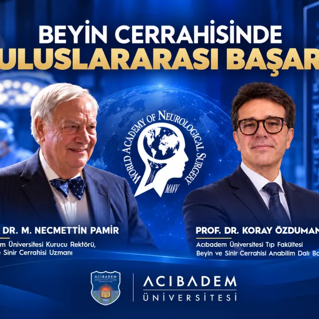 Beyin Cerrahisinde Uluslararası Başarı