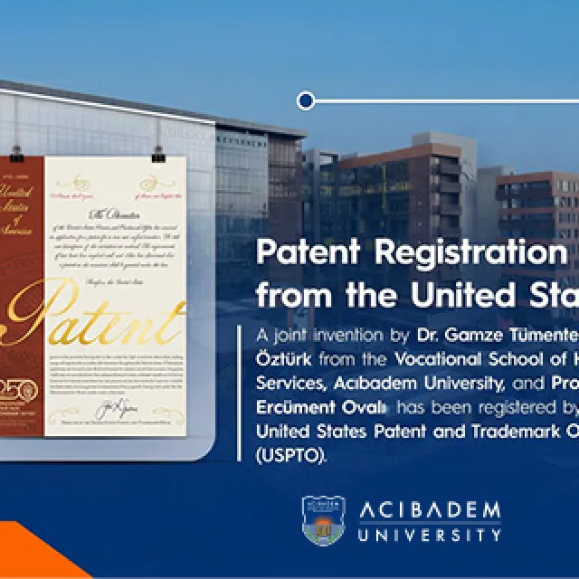 Our University Academicians’ Joint Invention Was Granted a Patent by the United States Patent and Trademark Office (USPTO)
