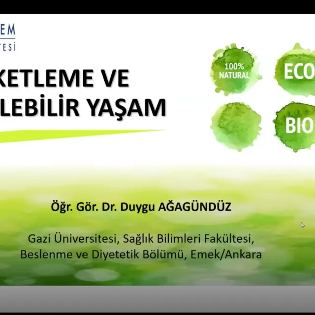 “Besin Etiketleme ve Sürdürülebilir Yaşam” başlıklı etkinlik gerçekleşti