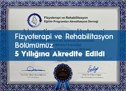 Our Department of Physiotherapy and Rehabilitation Has Been Accredited for 5 Years