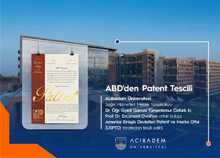 Üniversitemiz Akademisyenlerinin Ortak Buluşu ABD Patent ve Marka Ofisi Tarafından Tescil Edildi 