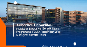 Moleküler Biyoloji ve Genetik Lisans Programımız FEDEK Tarafından 2 Yıl Süreliğine Akredite Edildi