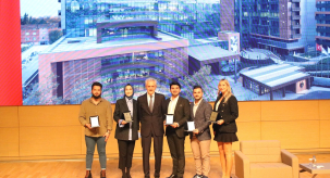 Sağlık Yönetimi Kulübümüzün Sağlıkta Değişimi Anlamak ve Yönetmek konulu söyleşisi Mütevelli Heyeti Başkanımız <br> Mehmet Ali Aydınlar’ın katılımıyla gerçekleşti