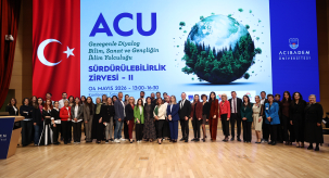 Acıbadem Üniversitesi’nde Sürdürülebilirlik Zirvesi II: Bilim, Sanat ve Gençlik İklim İçin Buluştu